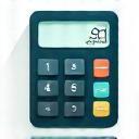 Icon representing a calculator.