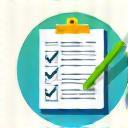 Icon representing a checklist.